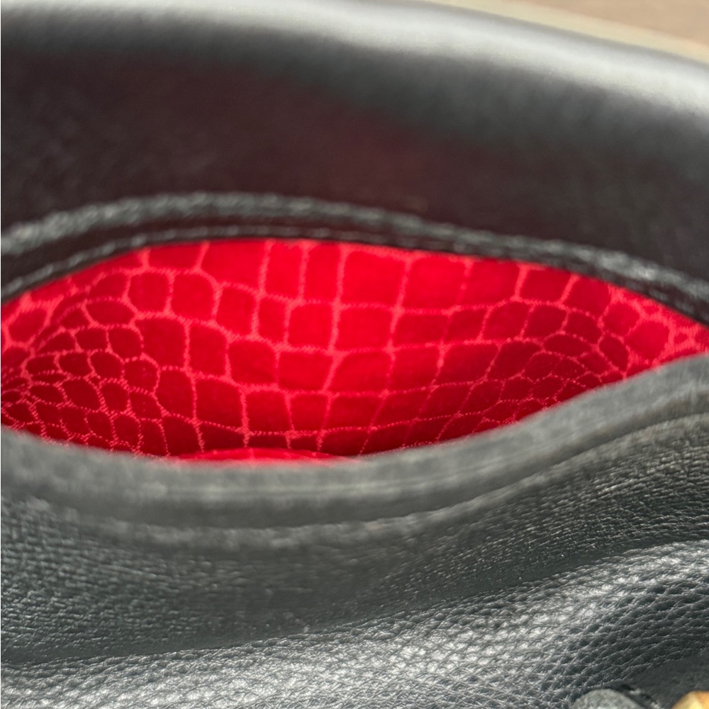Hammitt Tony Small - Black Leather Crossbody with Gold Hardware & Red Zip Accent - Picture 10 of 10